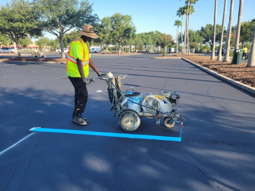 A Guide To The Different Types Of Pavement Striping & Markings 1 bass pro orlando 03